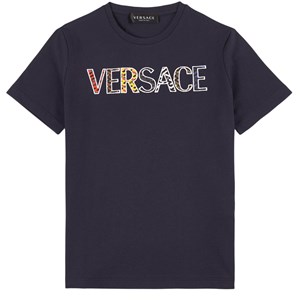 Versace Logo T-shirt Marinblå 8 år