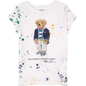 Ralph Lauren Bear T-shirt Vit 5 år