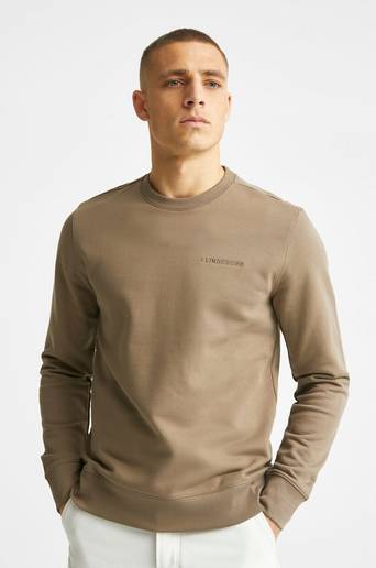 J.Lindeberg Sweatshirt Throw Crew Neck Sweatshirt Brun