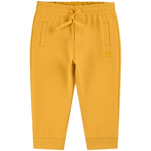 Dolce & Gabbana Logo Mjukisbyxor Senapsgula 12-18 mån