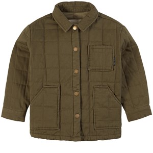 Rylee + Cru Quilted Chore Jacket Olive 2-3 år