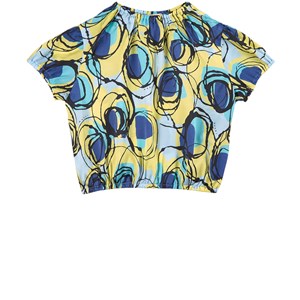 Marni Blue Print Shirt 10 år