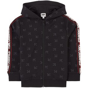 Karl Lagerfeld Kids Logo Huvtröja Svart 4 år