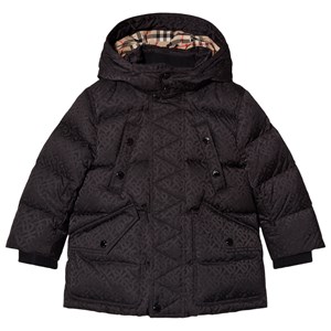 Burberry Ryker Mono Long Line Puffer Coat Kappa Svart 3 years