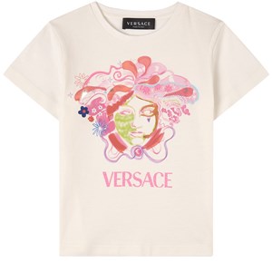 Versace Medusa Print T-shirt Vit 4 år