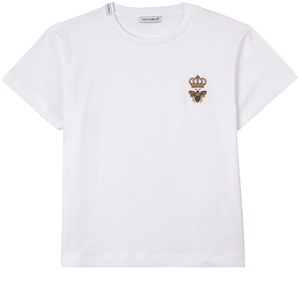 Dolce & Gabbana Crown T-shirt Vit 8 år