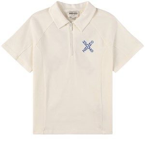 Kenzo Cream Short Sleeved Polo 5 år