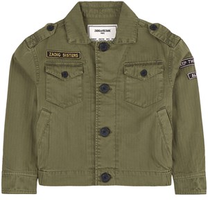 Zadig & Voltaire Military Style Jacka Grön 6 år