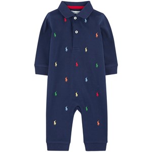Ralph Lauren Schiffli Baby Bodysuit French Marinblå 6M