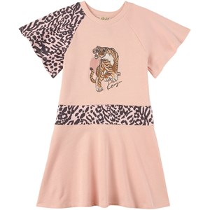 Kenzo Pink Leopard Print Dress 4 år