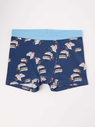 Boxershorts med polisbilar