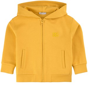 Dolce & Gabbana Logo Huvtröja Senapsgul 2 år