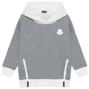 Moncler Logo Huvtröja Grå 6 years