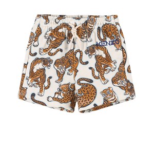 Kenzo Cat Print Mjukisshorts Gräddvit 3 år