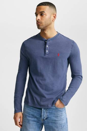 Polo Ralph Lauren Långärmad T-Shirt L/S Slub Jersey Blå