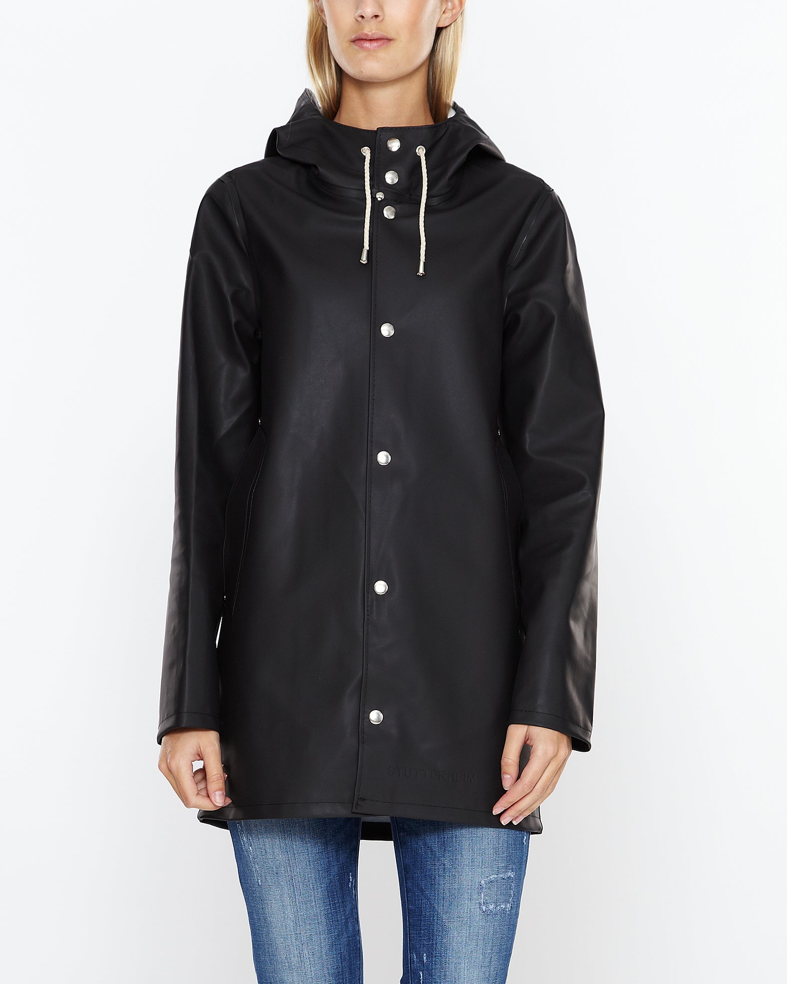 Stutterheim Regnrock Stockholm XXS Svart 000