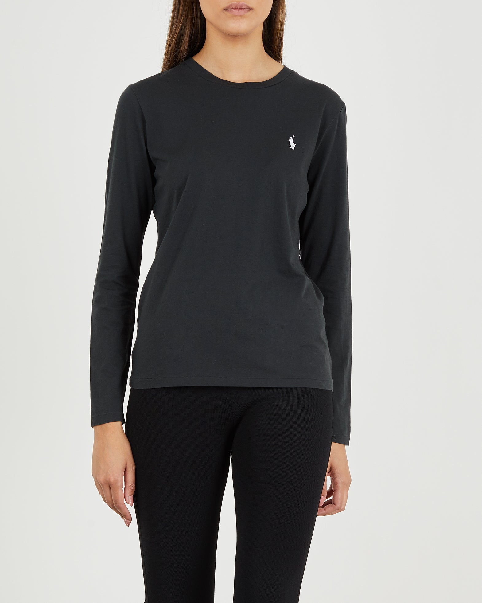 POLO Ralph Lauren Topp Lng Slv Tee Knit XS Svart 001