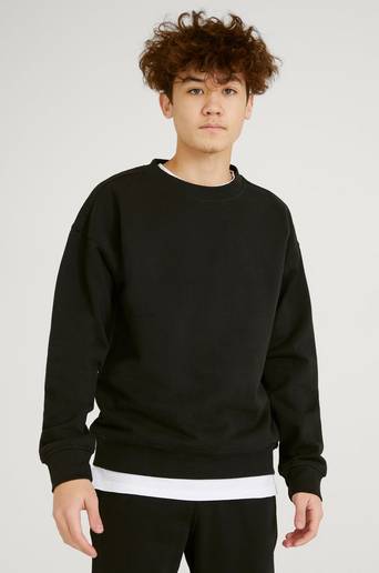 Studio Total Sweatshirt Studio Crew Neck Svart