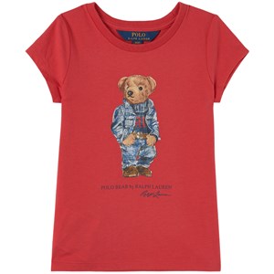 Ralph Lauren Bear T-shirt Röd 14-16 years