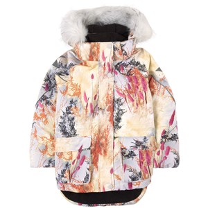 Molo Cathy Faux Fur Jacka Eternal Flowers 116 cm (5-6 år)