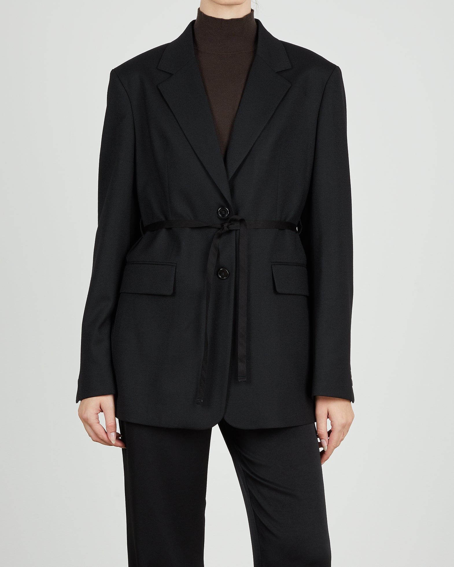 Filippa K Kavaj Alison Flannel 42 Svart 015