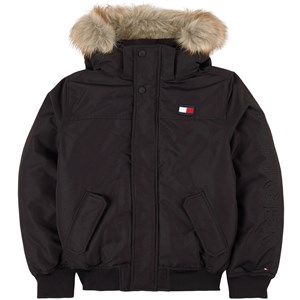 Tommy Hilfiger Flag Logo Tech Vinterjacka Svart 3 år