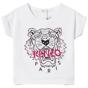 Kenzo Tiger Embroidered T-shirt Vit 6 months