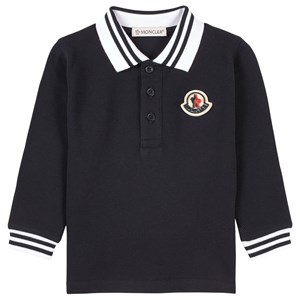 Moncler Logo Pikétröja Marinblå 12-18 mån