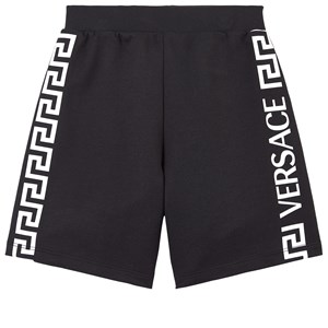 Versace Logo Shorts Svarta 5 år