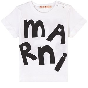 Marni Logo T-shirt Vit 18 mån