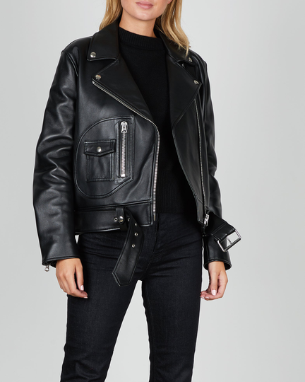 Acne Studios Skinnjacka New Merlyn 34 Svart 011
