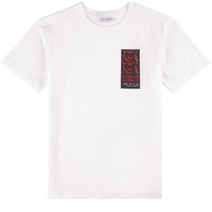 Dolce & Gabbana Graphic Print T-shirt Vit 4 år