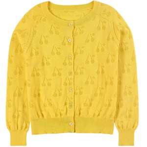 Bonpoint Yellow Cardigan 6 år