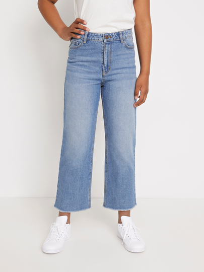 VANJA Vida high waist jeans med croppat ben
