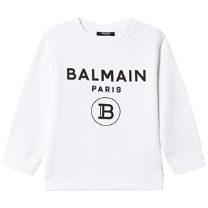 Balmain Branded Tröja Vit 4 years