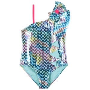 Billieblush Mermaid Scales Baddräkt Grön 2 år