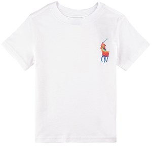 Ralph Lauren Logo T-Shirt Vit 7 år