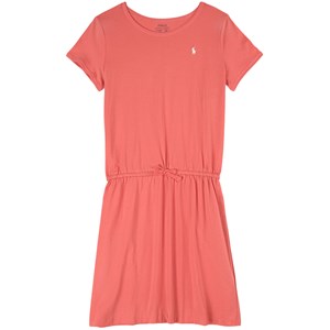 Ralph Lauren PP Logo Klänning Amalfi Red 10-12 år