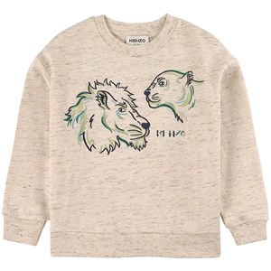 Kenzo Cream Lion Print Sweatshirt 12 år