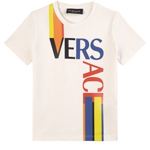 Versace Logo T-shirt Vit 4 år