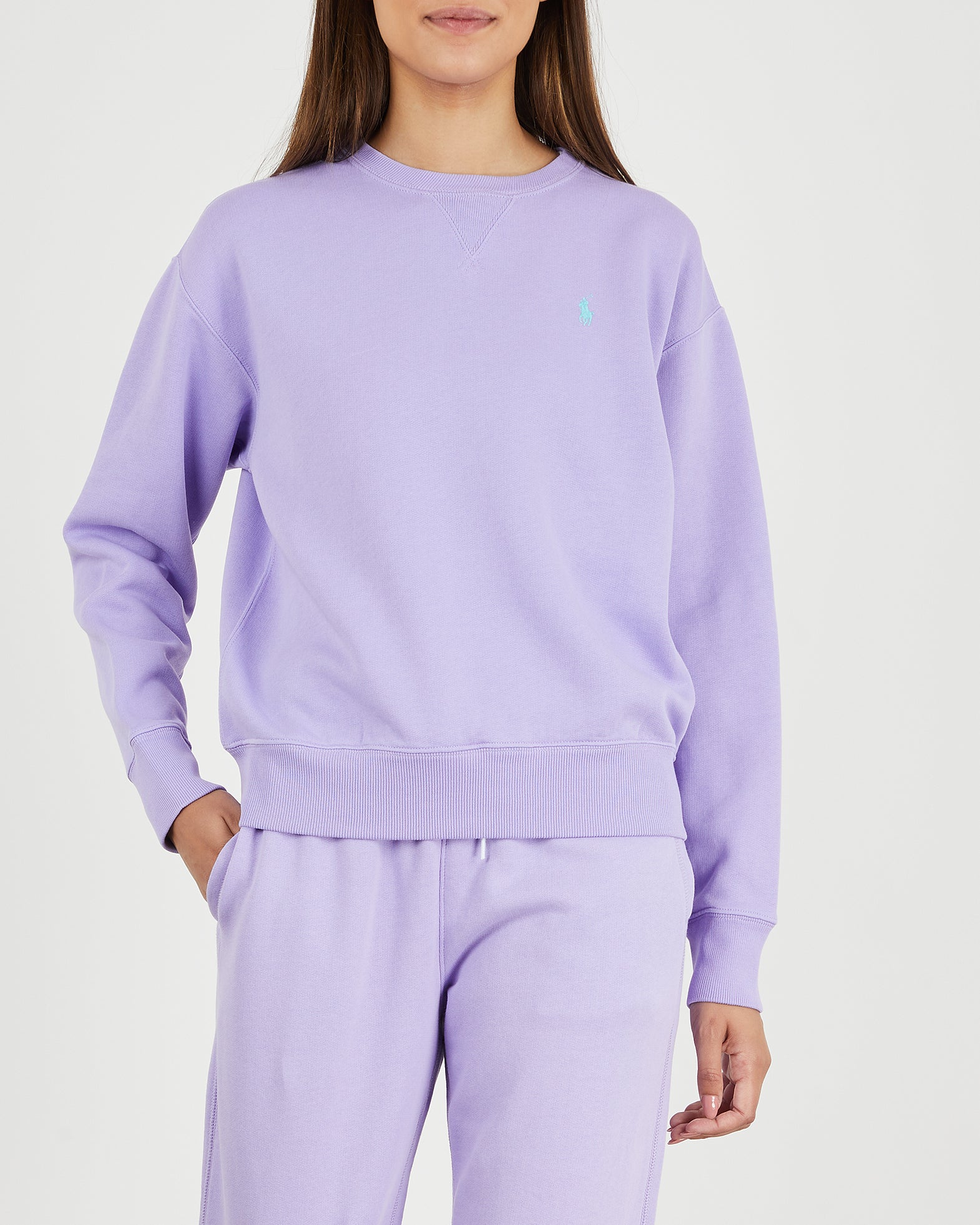 POLO Ralph Lauren Tröja LS Po-Long Sleeve Knit XXL Lila 006
