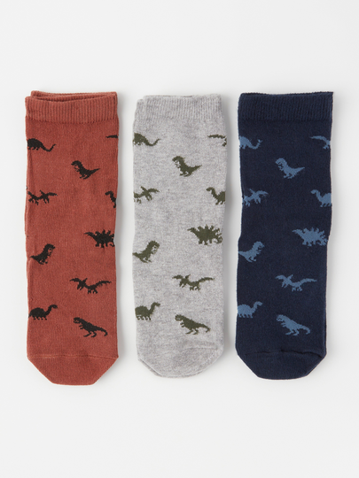 3-pack strumpor med dinosaurier