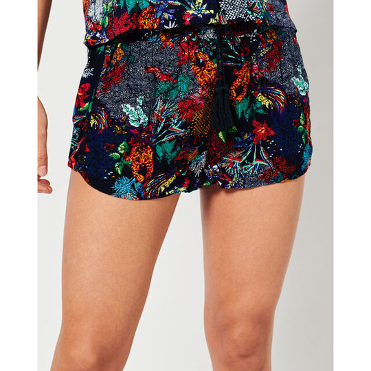 Vintage Beach Printed Short