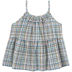 Bonpoint Blue Print Nini Blouse 4 år