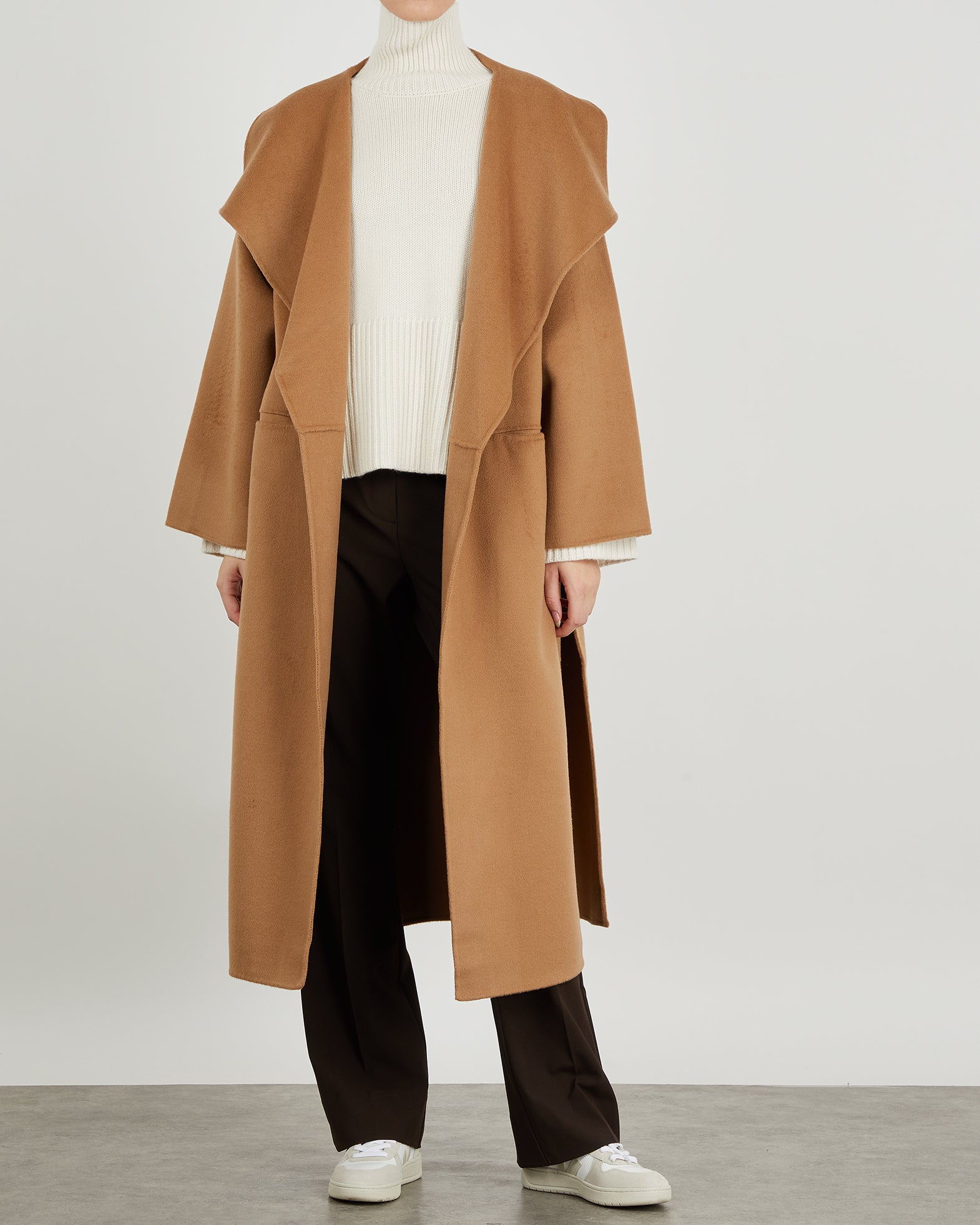 Totême Kappa Signature Wool Cashmere XS Camel 001