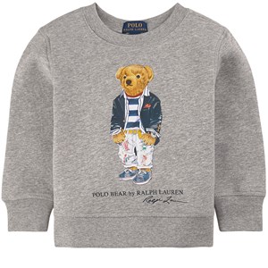 Ralph Lauren Bear Tröja Grå 3 år