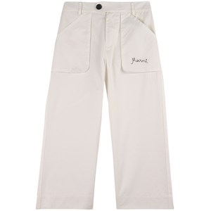 Marni White Wide Leg Trousers 4 år