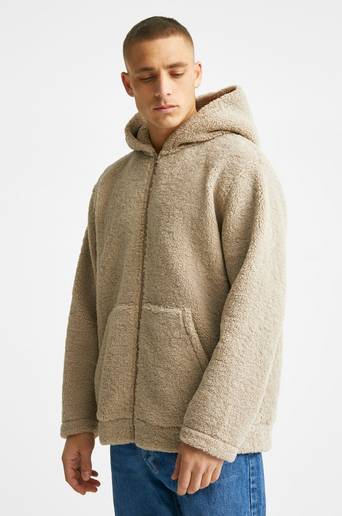 William Baxter Hoodie Full Zip Hoodie Beige