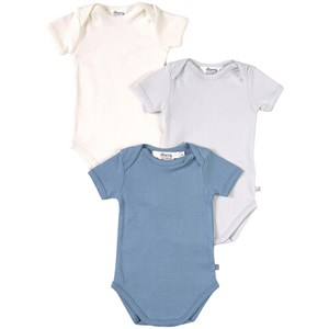 Bonpoint 3-Pack Baby Bodys Blå 12 mån