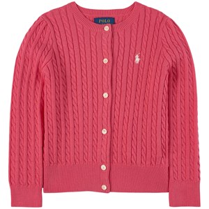 Ralph Lauren Pink Cable Knit Cardigan 6 mån
